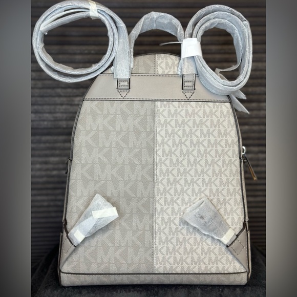 Michael kors Rhea Signature Logo Medium  Logo Backpack - Picture 4 of 8